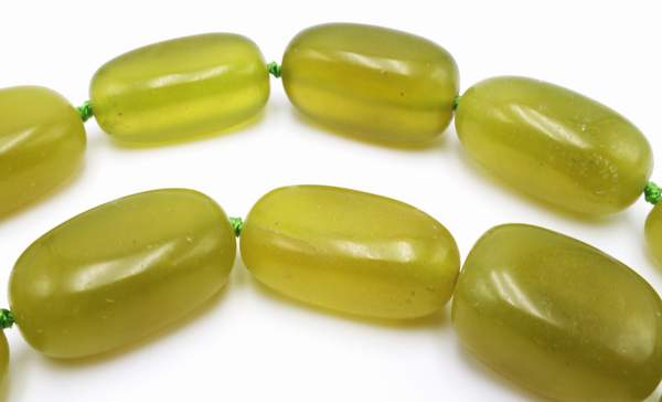 Huge Pear Green Taiwan Jade Nugget Beads