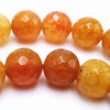 Marvelous Faceted Gold Yellow 10mm Fire Agate