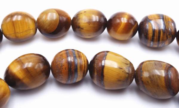 Golden Tiger Eye Small Free Form Nugget Beads