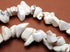 Beautiful Ivory White Turquoise Chips Nuggets Beads