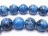 Gleaming 8mm Ocean Blue Feldspar Jasper Beads