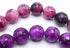 Fiery 8mm Pink or Purple Jasper Beads