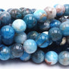 93 Lovely 4mm Ocean Blue Apatite Beads