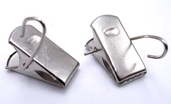 5 Heavy Duty Metal Hanging Jewellery Clips - With Hook
