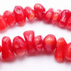 110 Seductive Red Orange Sea Bamboo Coral Small Branch Beads