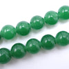 Vivid 8mm Moss Green Malay Jade Beads