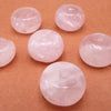 10 Beautiful Natural Pink Rose Quartz Rondelle Beads