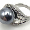 Large Breathtaking Shell Pearl Ring