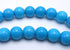 Lovely 8mm Blue Howlite Turquoise Beads