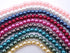 Shiny 4mm Coloured Glass Pearl Beads