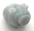 Lucky Hand-Carved Chinese White Jade Pig Pendant, One-of-a-Kind