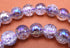 Magnificent 8mm Orchid & Tints-of-Blue Crackle Crystal