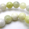 Beautiful Natural Pale Green 6mm New Jade Beads
