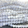 153 Lovely Faceted Blue Lace Agate Beads - 2.5mm