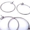 8 Stainless Steel Charms Rings or Earring Hoop Hooks
