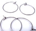 8 Stainless Steel Charms Rings or Earring Hoop Hooks