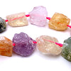 Graduated Knotted Large Rough-Cut  Quartz Nuggets - Dramatic & Heavy!