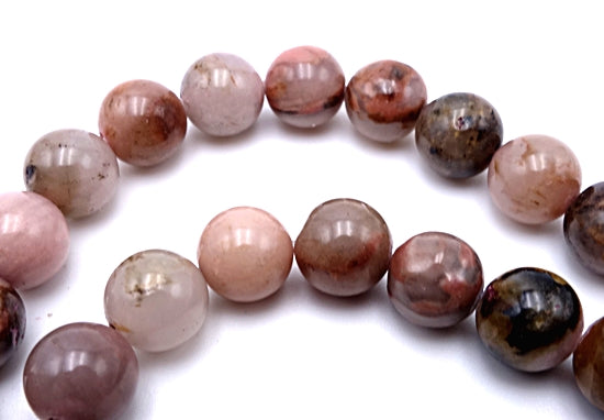 Enchanting Pale-Pink 8mm Rhodonite Beads