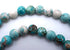 62 Wonderful 6mm Sapphire-Blue Howlite Turquoise Beads