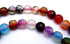 Gleaming 6mm Faceted Rainbow Agate Beads