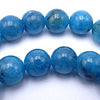 Luscious Cerulean-Blue Malaysia Jade 8mm Beads
