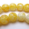 Distinctive Golden Yellow 8mm Glass Beads