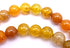 Golden Yellow Dragon's Vein Agate Beads