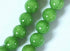 Large Crisp Apple Green Jade Beads - 10mm