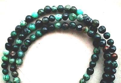 African Desert Turquoise Beads String - 4mm